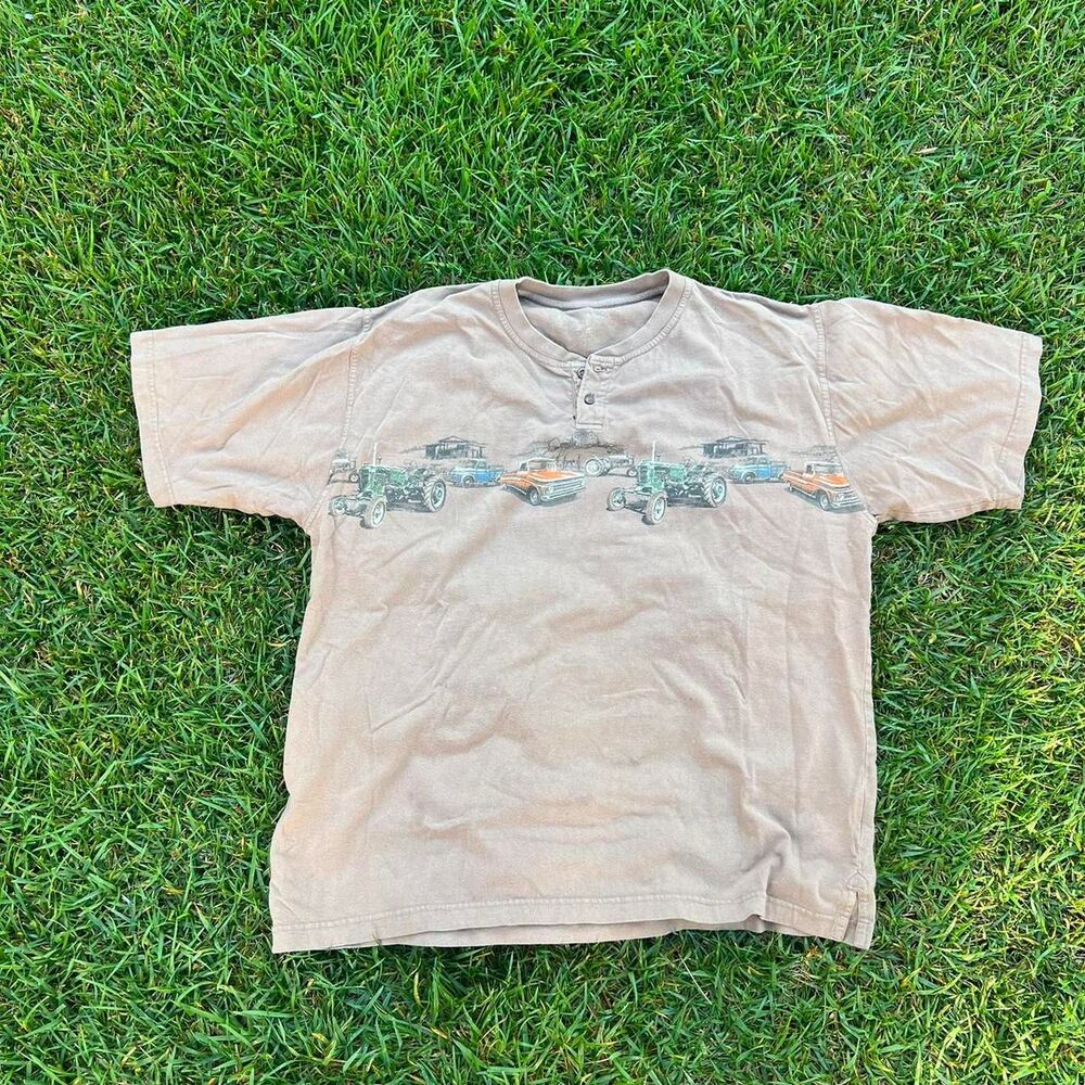 Farm Car henley 2k mens size xxl